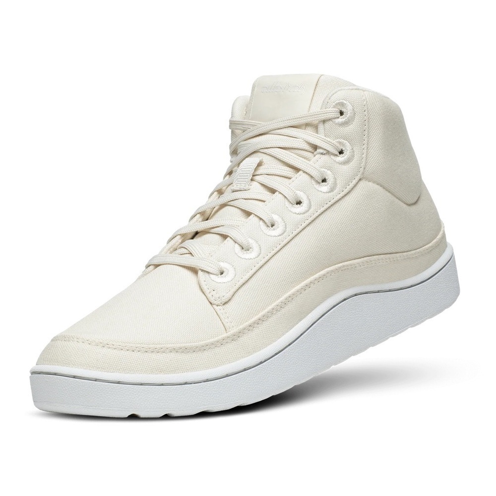 Allbirds | Women’s Pacer Mid Sneakers Canvas White Various Sizes